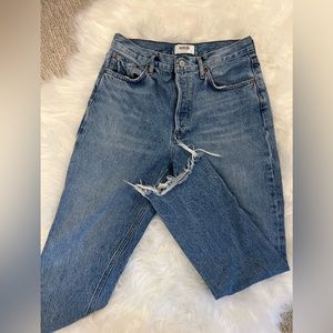 AGOLDE Riley Jean- High-rise